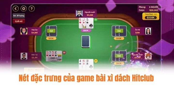 Đôi nét đặc trưng của game bài xì dách Hitclub 