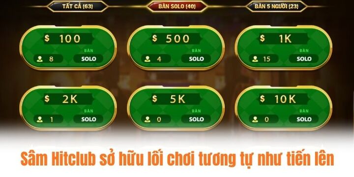 Luật chơi cơ bản cần biết của Sâm Hitclub