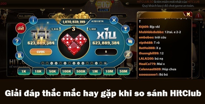 Thắc mắc của người chơi khi tìm hiểu & so sánh Hitclub